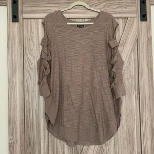 Express Light Weight Cut Out Sleeve Sweater
